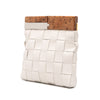 Bottega Veneta Lambskin Maxi Intrecciato The Snap Clutch Secondhand