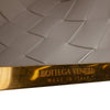 Bottega Veneta Lambskin Maxi Intrecciato The Snap Clutch Secondhand