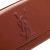 Saint Laurent Large Textured Patent Monogram Belle De Jour Clutch Secondhand