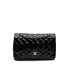 Chanel Jumbo Classic Patent Double Flap Secondhand