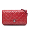 Chanel Paris Dallas CC Patent Goatskin Wallet on Chain Secondhand