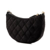 Chanel CC Quilted Velour Half Moon Chain Crossbody Secondhand