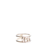 Gucci Sterling Silver Interlocking G Ring Secondhand