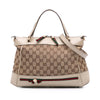 Secondhand Gucci Small GG Canvas Web Mayfair Satchel