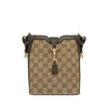 Secondhand Gucci Mini GG Canvas Web Bucket Bag