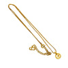 Dior Gold Plated CD Logo Pendant Necklace Secondhand