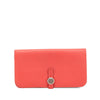 Hermès Clemence Dogon Long Wallet Secondhand