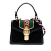 Gucci Mini GG Velvet Sylvie Satchel Secondhand