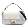 Fendi Zucca Embroidered Canvas Baguette Satchel Secondhand