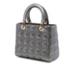 Dior Medium Metallic Lambskin Cannage Lady Dior Secondhand