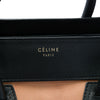Celine Mini Tricolor Leather Luggage Tote Secondhand