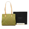 Burberry Stitched Supernova Check Canvas Tote Secondhand