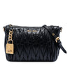 Miu Miu Matelasse Nappa Lux Charm Shoulder Bag Secondhand