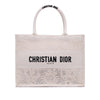 Secondhand Dior Medium Canvas D Lace Sun Embroidery Book Tote