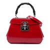 Gucci Mini Polished Calfskin Bamboo Lady Lock Top Handle Bag Secondhand