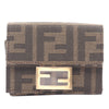 Fendi Zucca Baguette Trifold Wallet Secondhand