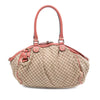 Gucci Diamante Canvas Sukey Satchel Secondhand