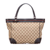 Gucci GG Canvas Web Mayfair Tote Secondhand