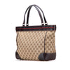 Gucci GG Canvas Web Mayfair Tote Secondhand