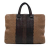 Bottega Veneta Nappa Intrecciato Club Fume Briefcase Secondhand