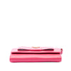Prada Saffiano Lux Bow Wallet On Strap Secondhand