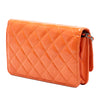 Chanel Paris Dallas CC Quilted Patent Goatskin Wallet on Chain Secondhand