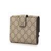 Gucci GG Supreme Interlocking G Pierce French Flap Wallet Secondhand