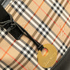 Burberry Haymarket Check Canvas Handbag Secondhand