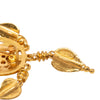 Chanel CC Gold Plated Filigree Fringe Drop Clip On Earrings Secondhand