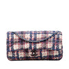 Chanel CC Nylon Tweed Print Single Flap Secondhand