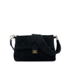 Chanel CC Quilted Suede Shoulder Bag Secondhand