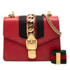 Gucci Mini Calfskin Web Sylvie Chain Satchel Secondhand