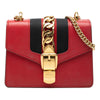 Gucci Mini Calfskin Web Sylvie Chain Satchel Secondhand