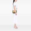 Secondhand Saint Laurent Medium Quilted Suede Monogram Solferino Crossbody