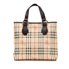 Burberry Haymarket Check Coated Canvas Tote Secondhand