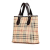 Burberry Haymarket Check Coated Canvas Tote Secondhand