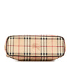 Burberry Haymarket Check Coated Canvas Tote Secondhand