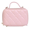 Chanel Mini CC Glazed Calfskin Double Zip Top Handle Vanity Case Secondhand