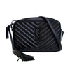 Saint Laurent Chevron Calfskin Monogram Monochrome Lou Camera Bag Secondhand