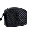 Saint Laurent Chevron Calfskin Monogram Monochrome Lou Camera Bag Secondhand