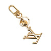 Secondhand Louis Vuitton Gold Plated LV Facettes Bag Charm and Key Holder