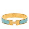 Hermès Narrow Enamel Clic H Bracelet GM Secondhand