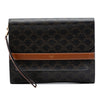 Celine Triomphe Coated Canvas Wristlet Flap Pouch Secondhand