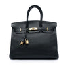 Hermès Clemence Birkin Retourne 35 Secondhand