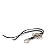 LOEWE Brass and Calfskin Anagram Key Ring and Bag Charm Secondhand