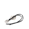 LOEWE Brass and Calfskin Anagram Key Ring and Bag Charm Secondhand