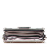Secondhand Prada Saffiano Trimmed Metallic Vitello Cahier Bag