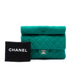 Chanel CC Quilted Jersey Roll Clutch Secondhand