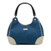 Gucci Guccissima Trimmed Canvas Colbert Shoulder Bag Secondhand