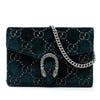 Secondhand Gucci GG Velvet Dionysus Wallet on Chain